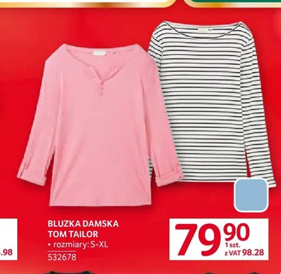 Bluzka damska Tom Tailor promocja w Selgros