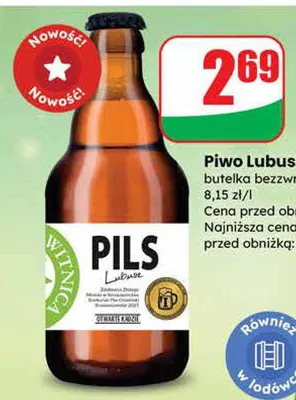 Piwo Pils promocja w Dino
