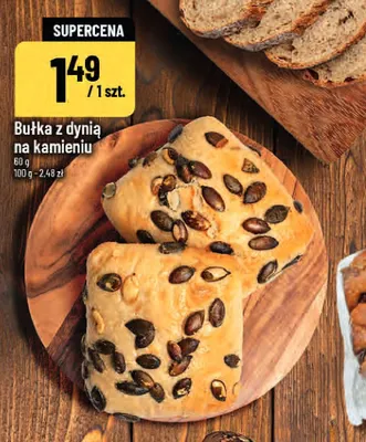 Bułka z dynią na kamieniu promocja w POLOmarket