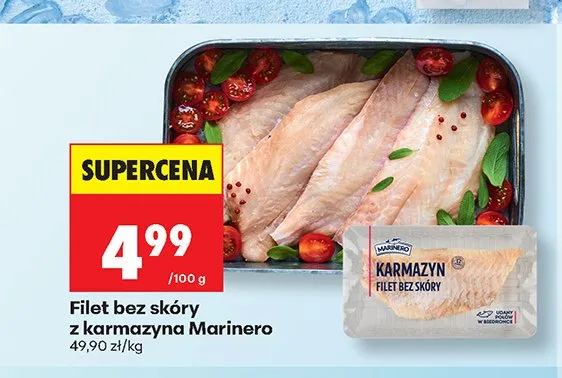 Filet bez skóry z karmazyna Marinero promocja w Biedronka