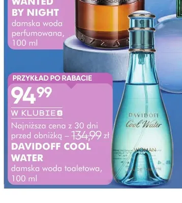 Woda toaletowa damska Davidoff Cool Water promocja w Super-Pharm