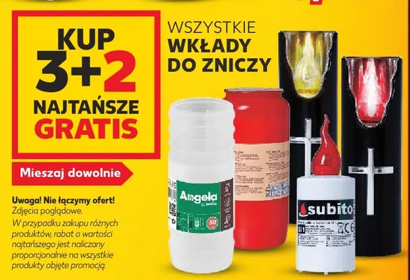 Wkład do zniczy Subito promocja w Kaufland