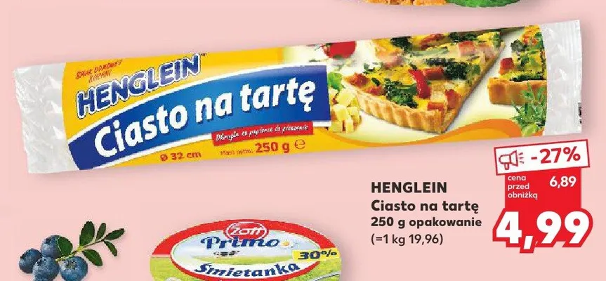 Ciasto na tartę HENGLEIN promocja w Kaufland