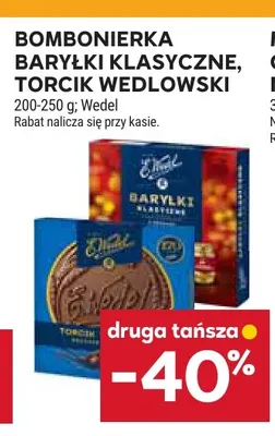 Bombonierka Baryłki klasyczne E.Wedel promocja w Stokrotka