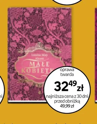 Książka Małe kobietki Louisa May Alcott oprawa twarda promocja w Empik
