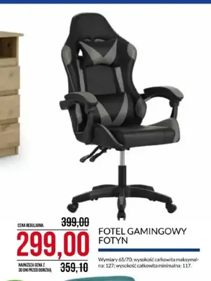 Fotel gamingowy Fotyn promocja w Abra Meble
