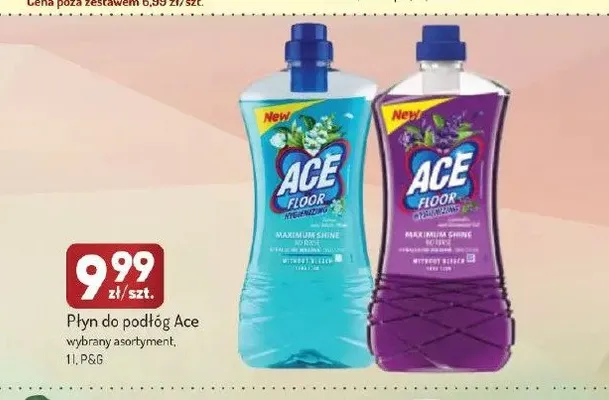 Płyn do podłóg Ace Maximum Shine Lotus promocja w Avita