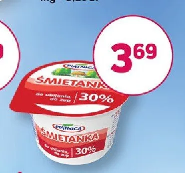 Śmietanka 30% Piątnica promocja w Bliski