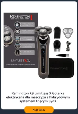 Golarka elektryczna Remington X9 Limitless X promocja w Amazon