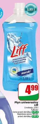 Płyn uniwersalny Liff promocja w Dino