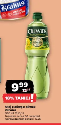 Olej rzepakowy z oliwą z oliwek Oliwier promocja w Netto