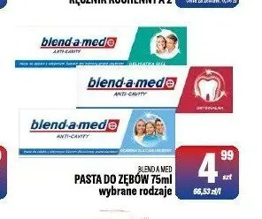 Pasta do zębów Blend-a-med promocja w Tomi Markt