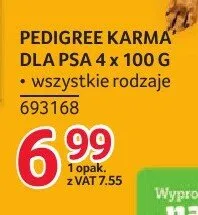 Karma dla psa Pedigree 4-pak 100 g promocja w Selgros