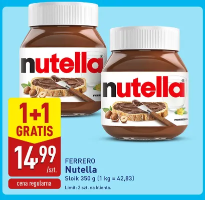 Krem Nutella promocja w Aldi
