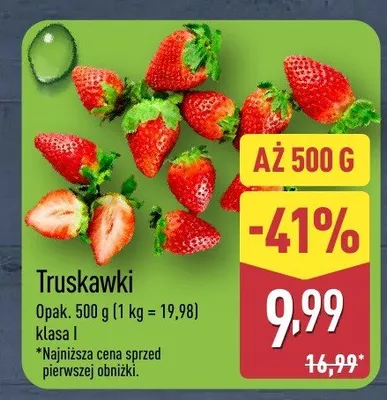 Truskawki promocja w Aldi