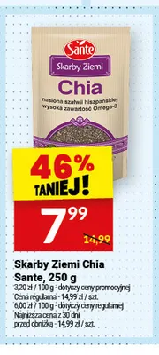Nasiona chia Skarby Ziemi Sante promocja w Twój Market