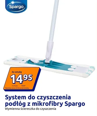 System do czyszczenia podłóg z mikrofibry Spargo promocja w Action