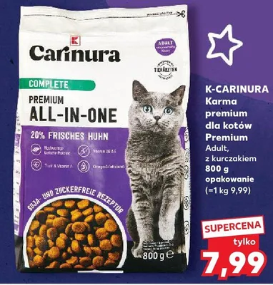Karma premium dla kotów Premium Adult, z kurczakiem  promocja w Kaufland