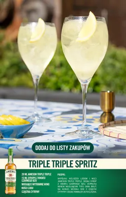 Whisky Jameson Triple Triple promocja w Żabka