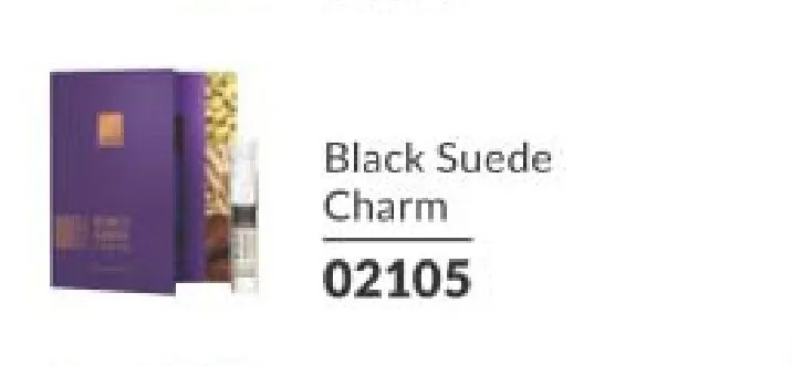 Próbka wody toaletowej Avon Black Suede Charm promocja w AVON