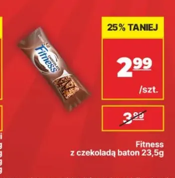 Baton z czekoladą Fitness promocja w API Market
