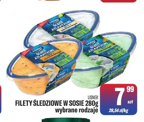 Filety śledziowe w sosie Lisner promocja w Tomi Markt