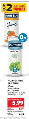 Wino Monte Santi Frizzante promocja w Kaufland