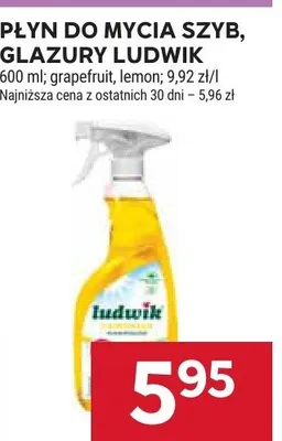 Płyn do mycia szyb i glazury Ludwik promocja w Stokrotka
