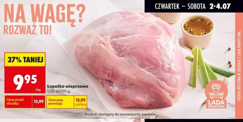 Łopatka wieprzowa promocja w Biedronka
