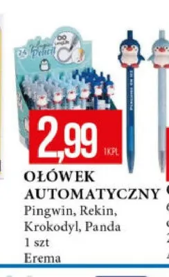 Ołówek automatyczny Panda Erema promocja w Leclerc