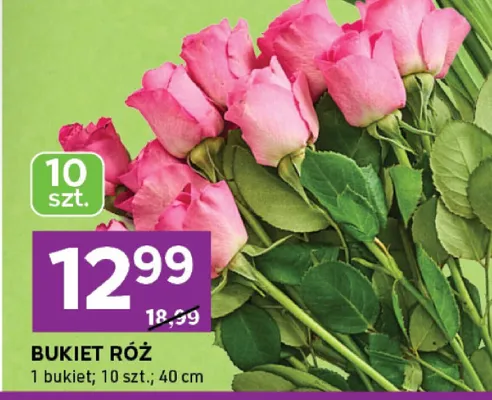 Bukiet róż promocja w Stokrotka