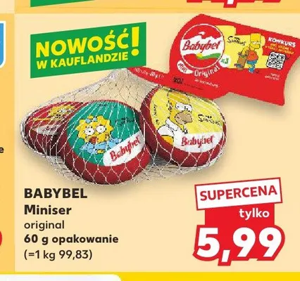 Miniser original Babybel promocja w Kaufland