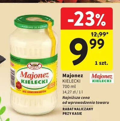 Majonez promocja w Intermarche