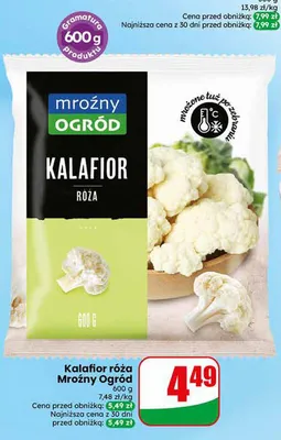 Kalafior róża Mroźny Ogród promocja w Dino