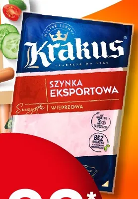 Szynka Eksportowa wieprzowa Krakus promocja w Żabka