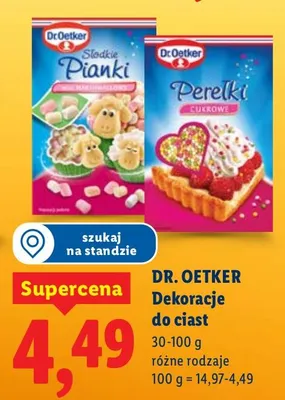 Dekoracje do ciast promocja w Lidl