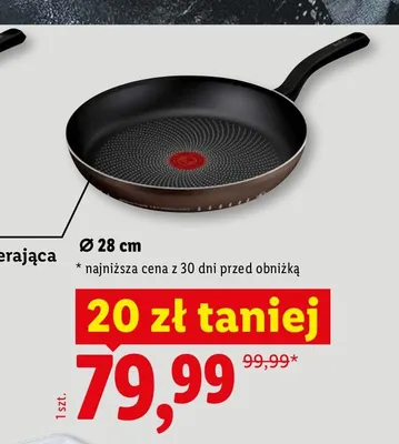 Patelnia Simply Cook Tefal Ø 28 cm promocja w Lidl