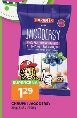 Chrupki Jagodersy Boramex promocja w Stokrotka