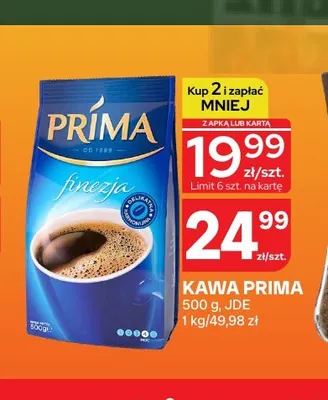 Kawa mielona Prima Finezja promocja w Chorten