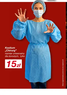 Kostium Chirurg promocja w KiK