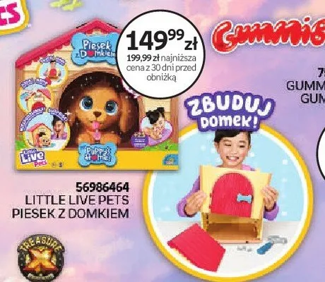Zabawka LITTLE LIVE PETS piesek z domkiem promocja w Dzień Dziecka