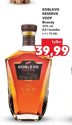 Brandy Koblevo Reserve VSOP promocja w Kaufland