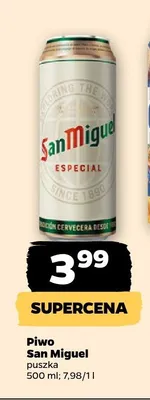 Piwo San Miguel Especial promocja w Netto