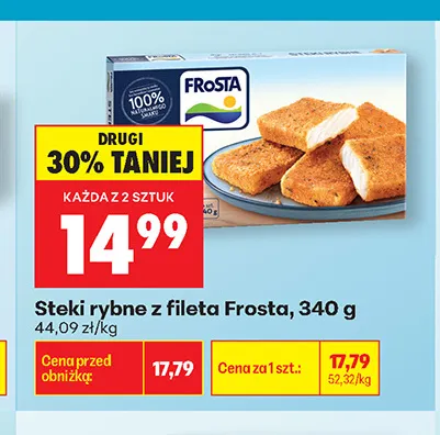 Steki rybne z fileta Frosta promocja w Biedronka