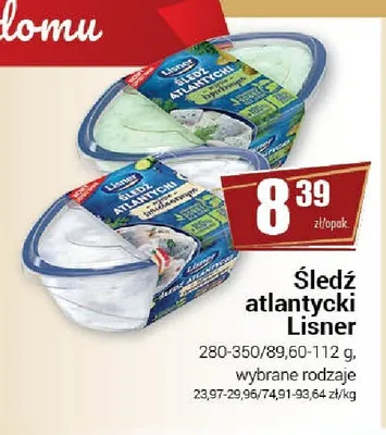 Śledź atlantycki Lisner promocja w Premium Nasz Sklep