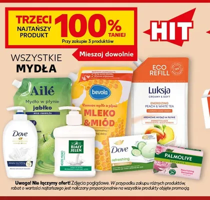 Mydło w płynie hipoalergiczne Biały Jeleń Kozie Mleko promocja w Kaufland