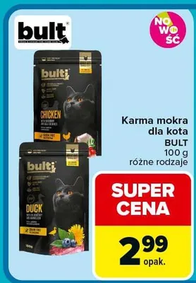 Karma mokra dla kota różne rodzaje promocja w Carrefour
