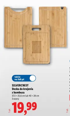 Deska do krojenia z bambusa Tasty promocja w Lidl
