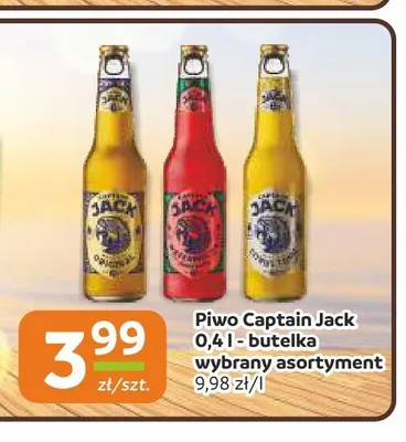 Piwo Captain Jack promocja w Gama