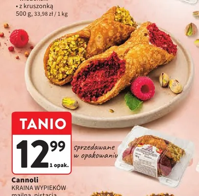 Cannoli Kraina Wypieków pistacja promocja w Intermarche